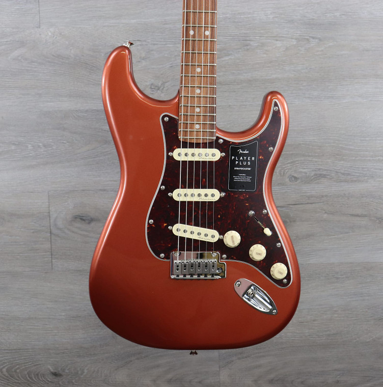 Fender Player Plus Stratocaster® Aged Candy Apple Red