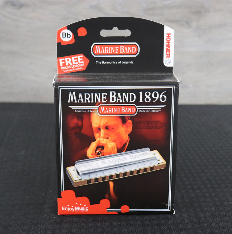 Hohner Marine Band 1896 Series Harmonica Key of Bb 