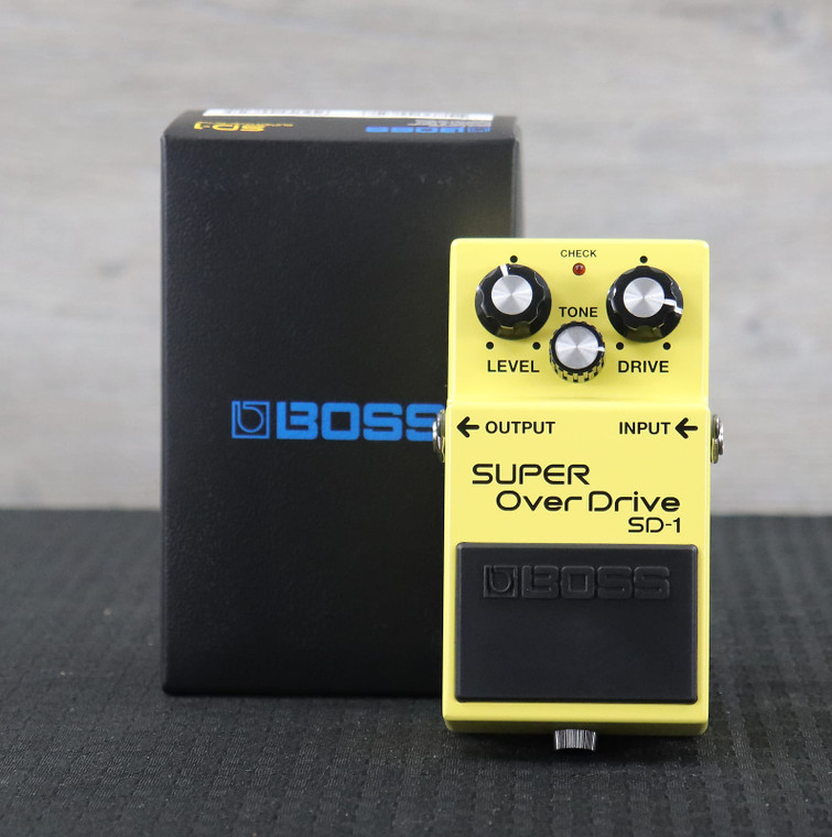 Boss SD-1 Super OverDrive (Silver Label) Yellow