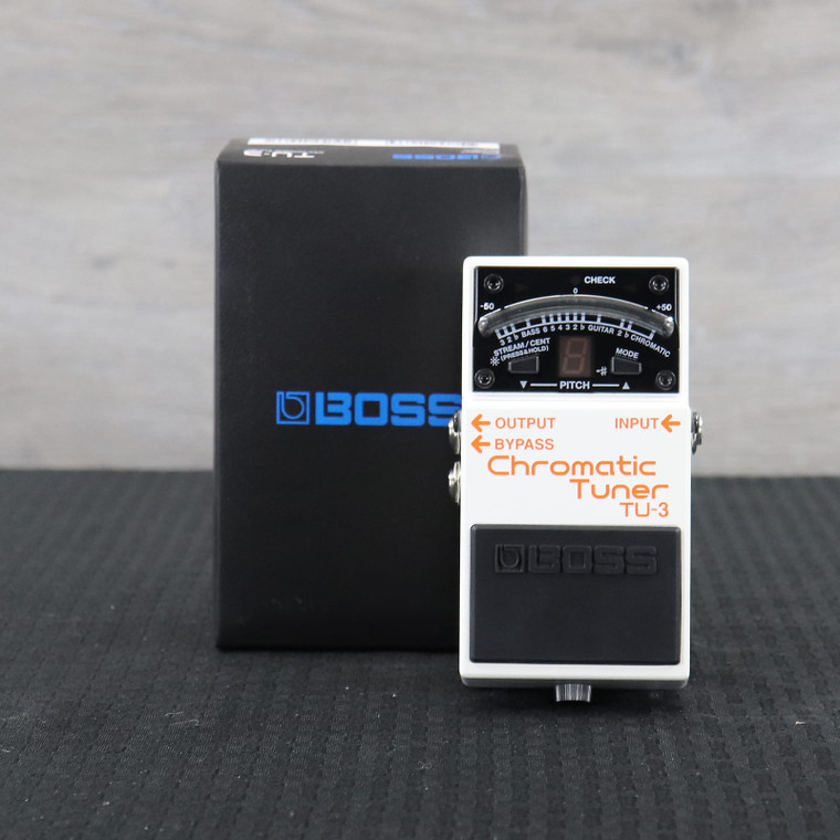 Boss TU-3 Chromatic Tuner White - K&S Music Center LLC