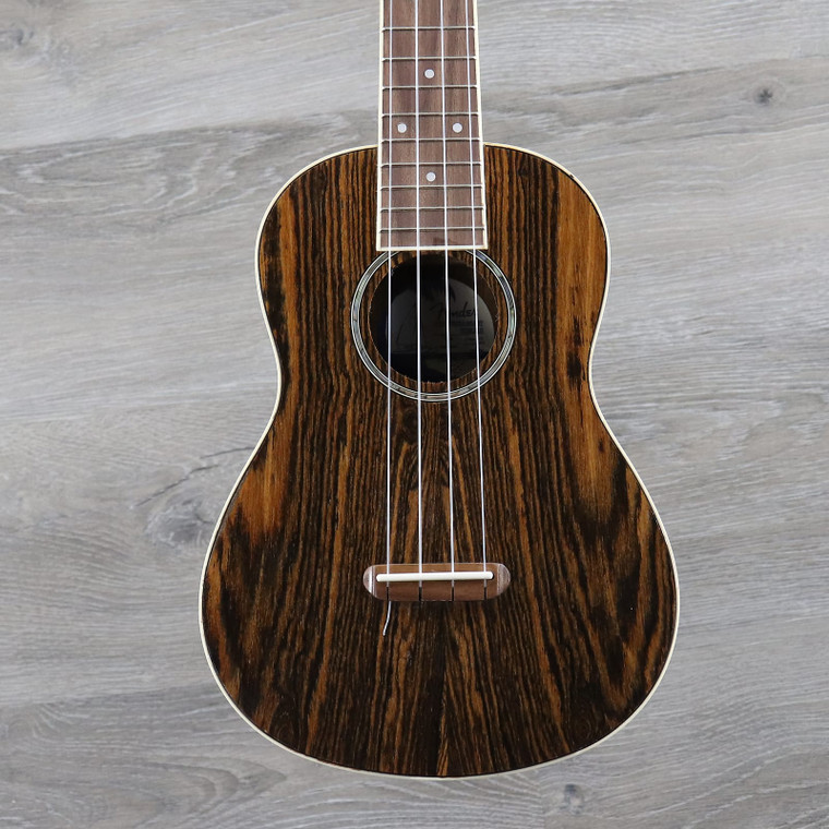 Fender Zuma Exotic Concert Ukulele Natural Bocote