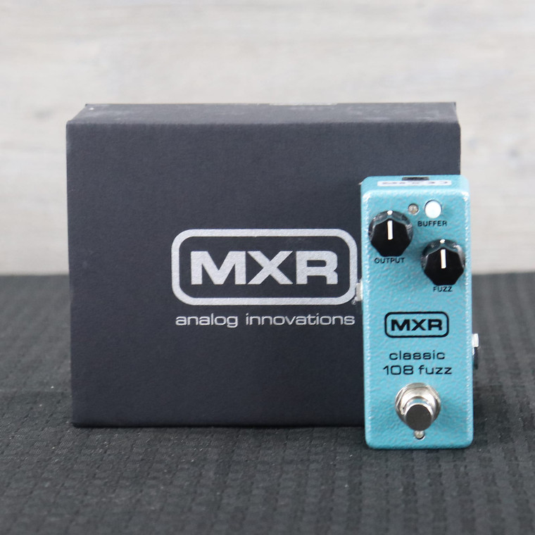 MXR M296 Classic 108 Fuzz Mini Teal - K&S Music Center LLC