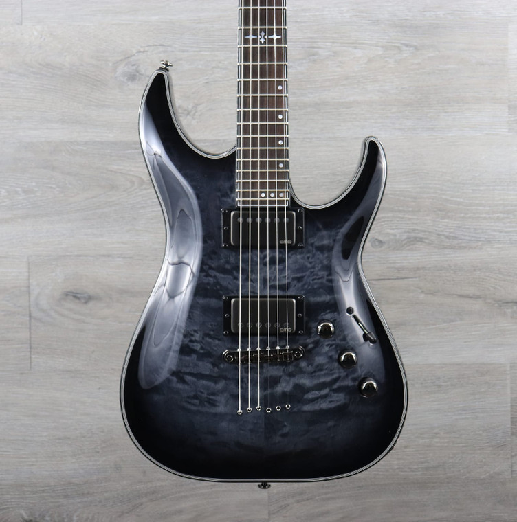 Schecter Hellraiser Hybrid C-1 Trans Black Burst