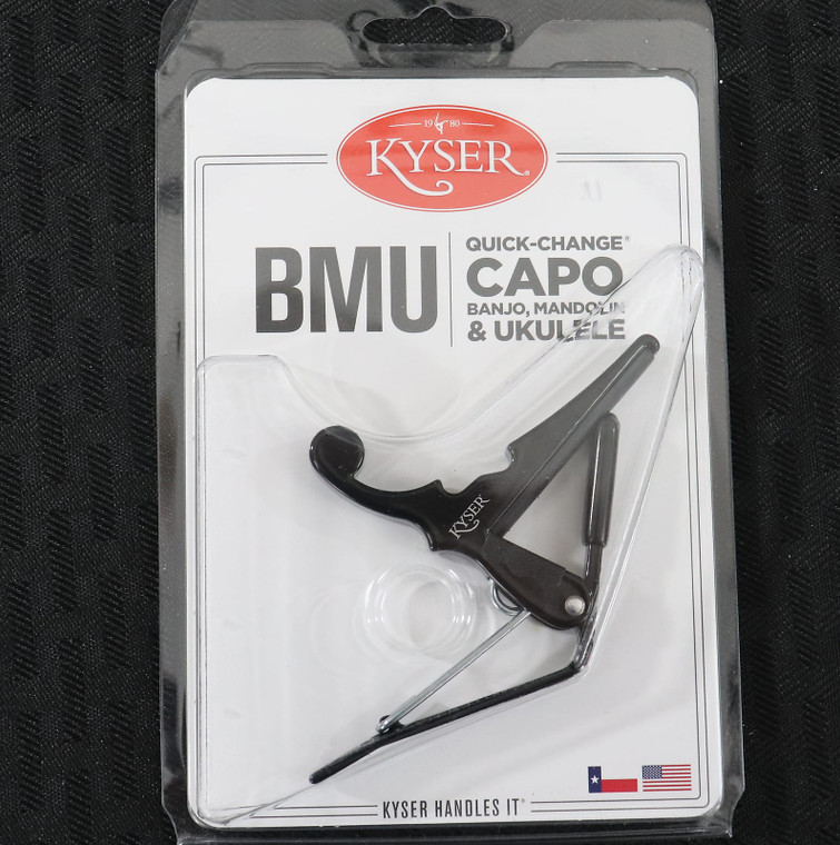 Kyser KBMB Capo for Banjo/Mandolin/Ukulele Black