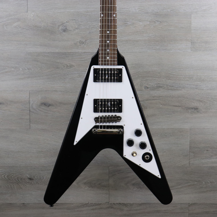 Epiphone Kirk Hammett 1979 Flying V Ebony With Case