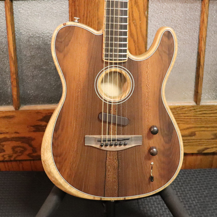 Fender American Acoustasonic Telecaster Exotic Ziricote Natural