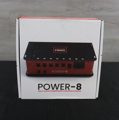 Gator GTR-PWR-8 Power Supply With 8 Isolated Outputs Black - K&S
