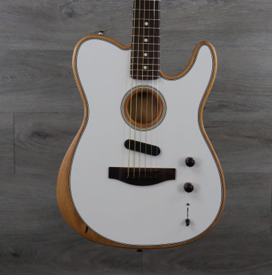 Fender Acoustasonic Player Telecaster Arctic White - K&S