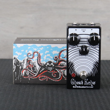 EarthQuaker Devices Ghost Echo Reverb V3 Black / White Print - K&S 
