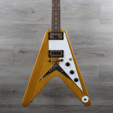 【美品】Epiphone 1958 Korina Flying V Epiphone 1958 Korina Flying V Aged Natural w/case – Tone