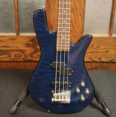 ベース Spector Legend 4 Standard BlueStainGloss Spector Legend 4 Standard Bass Guitar - Blue Stain Gloss