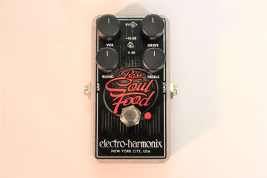 Electro-Harmonix Bass Soul Food Transparent Overdrive Black - K&S