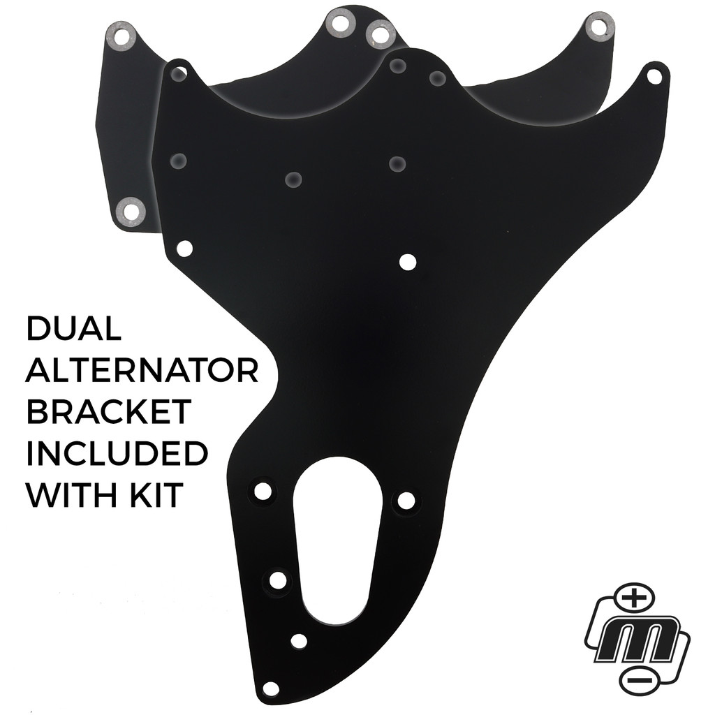 Dual Bracket Black 05-13 GM Trucks w/4.8L, 5.3L, 6.0L & 6.2L (Includes 1 x B8206400B) Dual Bracket Black 05-13 GM Trucks w/4.8L, 5.3L, 6.0L & 6.2L (Includes 1 x B8206400B)