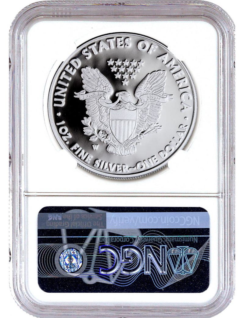2021-W American Silver Eagle NGC PF70 Mercanti | LCR Coin