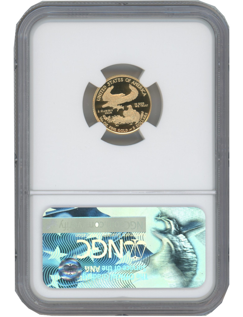 2017-W $5 Tenth Ounce Gold Eagle NGC PF70 Ultra Cameo Ed Moy