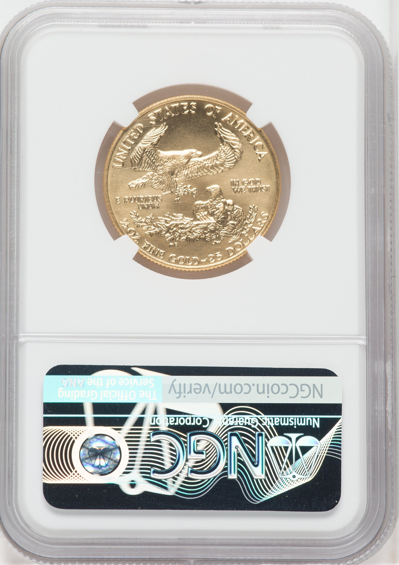 1991 $25 Half Ounce Gold Eagle NGC MS69 Don Everhart Signed | LCR Coin