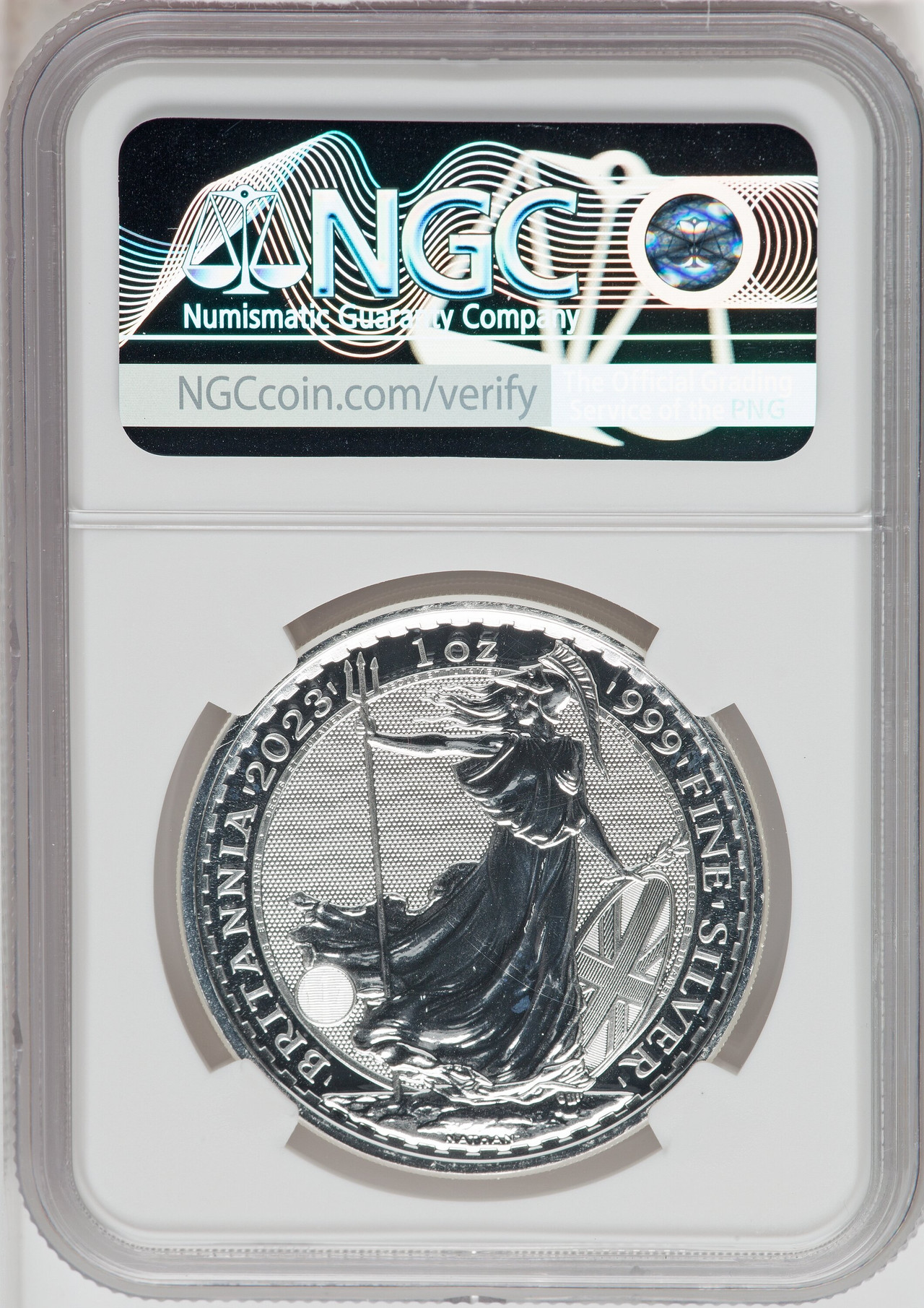 2023 Silver Britannia 1 oz Queen Elizabeth II NGC MS69 | LCR Coin