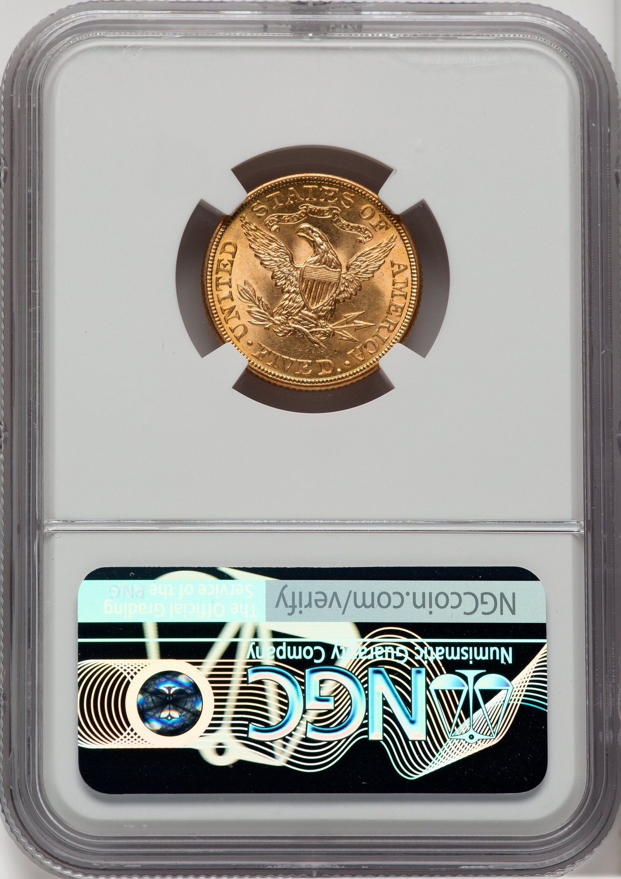 週末特価【世界で4枚】　アンリミ　レシラム　金 psa5 EBB 094/093 1905 $5 Liberty Half Eagle NGC MS65 - LCR Coin