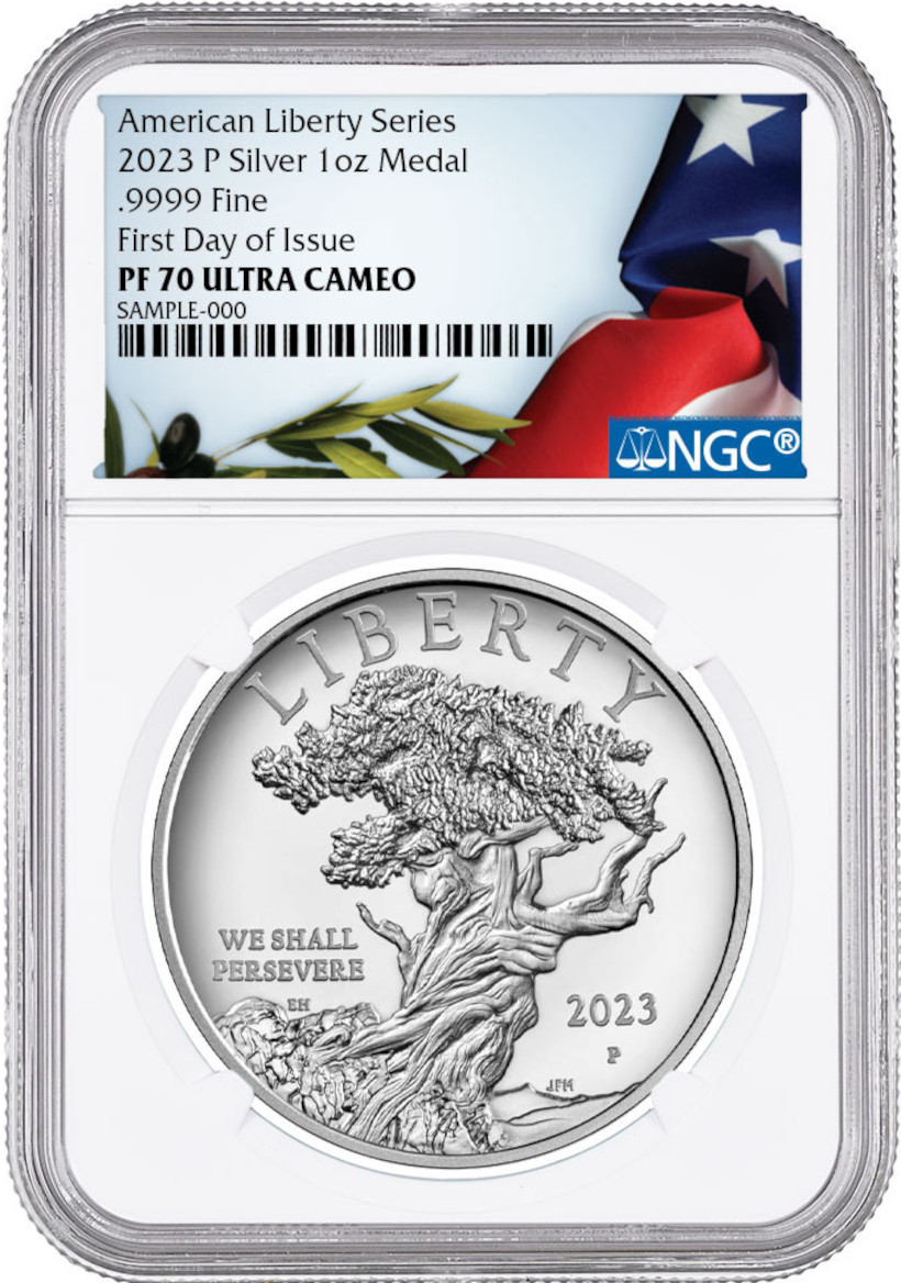 2023-P American Liberty Series Silver Medal FDI NGC PF70 | LCR Coin
