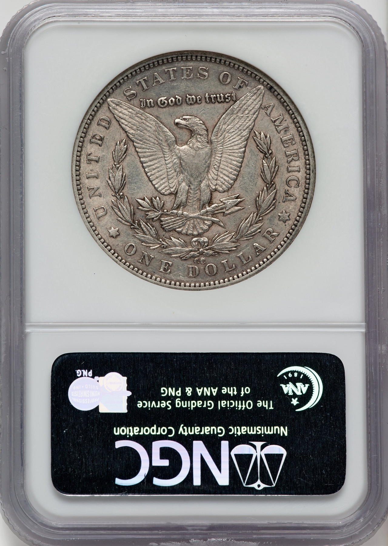 1879-CC $1 VAM 3 Capped Die Morgan Dollar NGC AU55 - LCR Coin