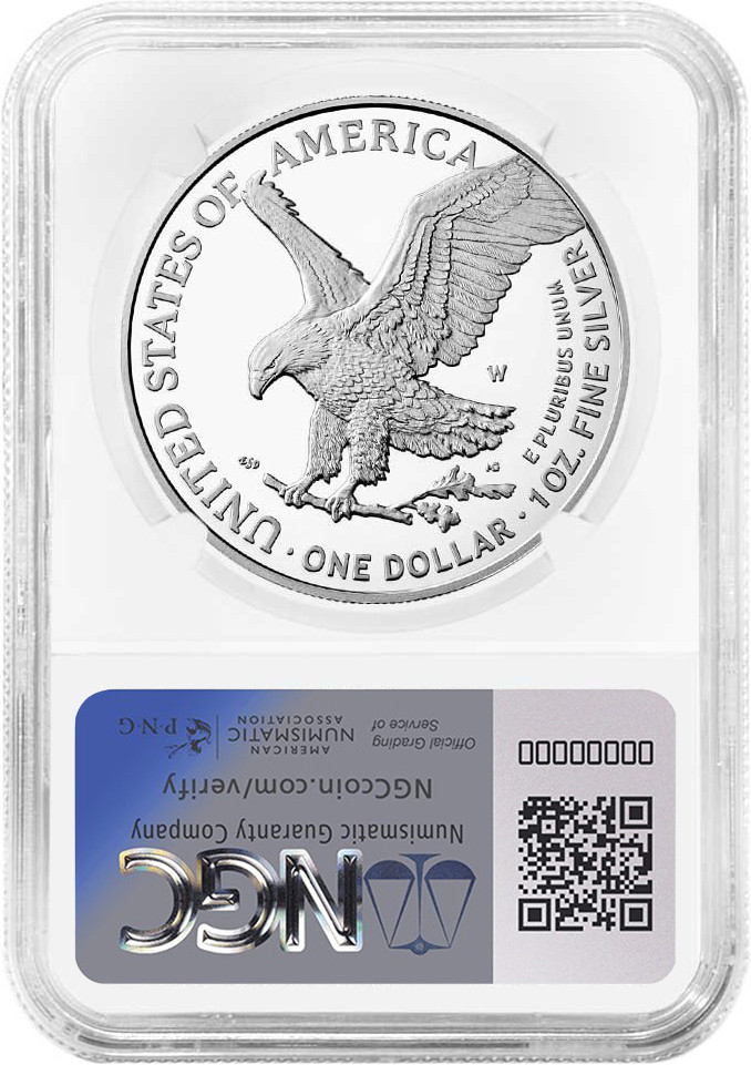 2025-W Silver Eagle NGC PF70 Ultra Cameo Trump | LCR Coin