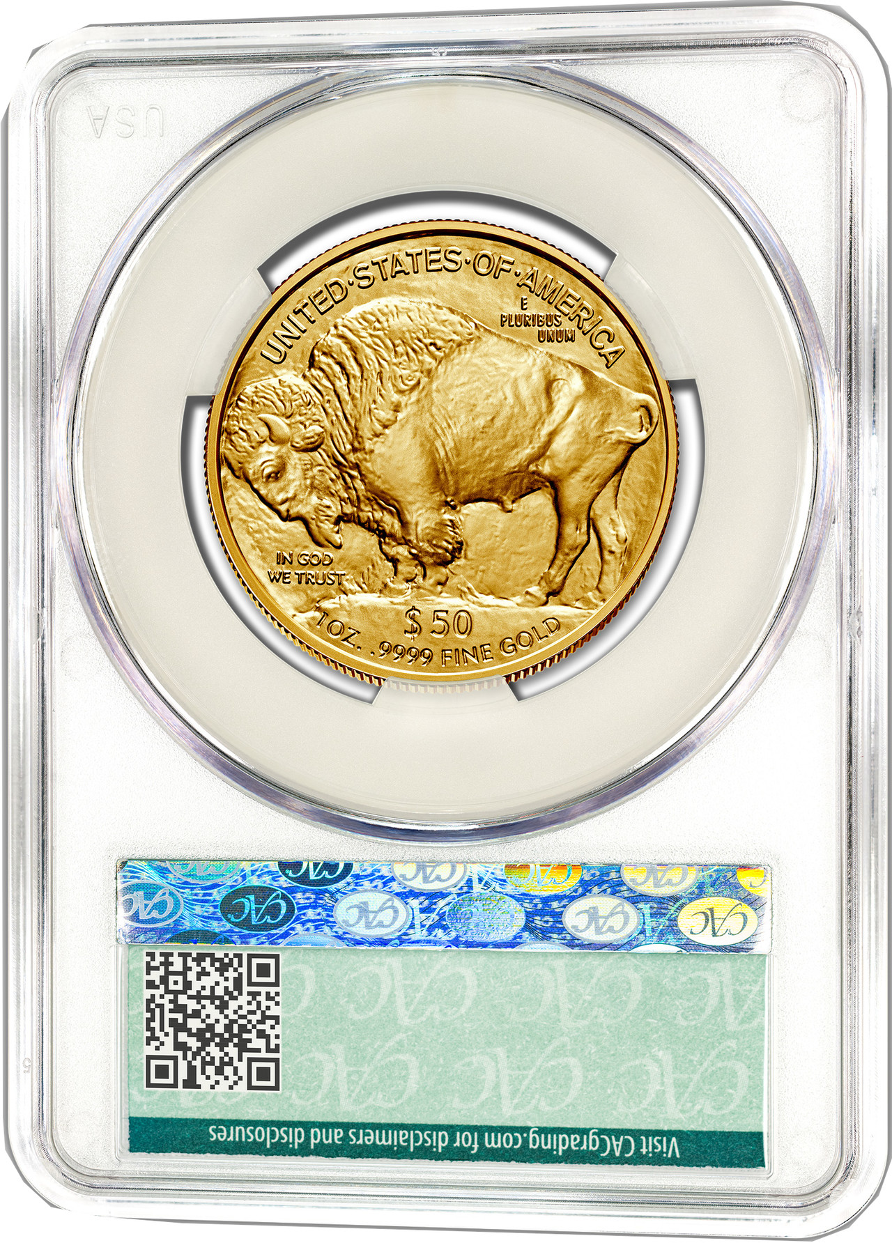 2024 $50 1 oz Gold Buffalo FDD CAC MS70 | LCR Coin