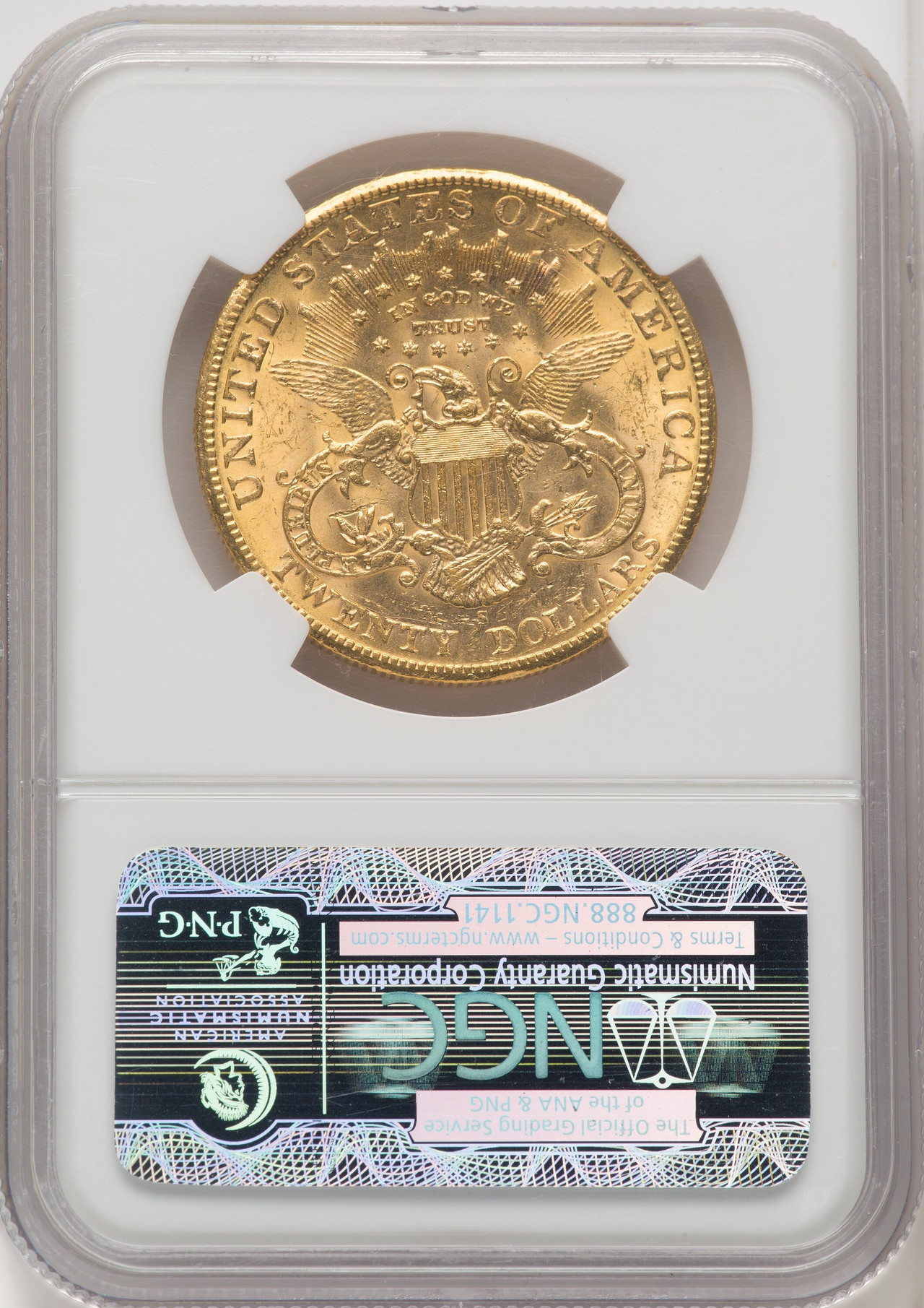 1901-S $20 Liberty Double Eagle NGC MS60 - LCR Coin