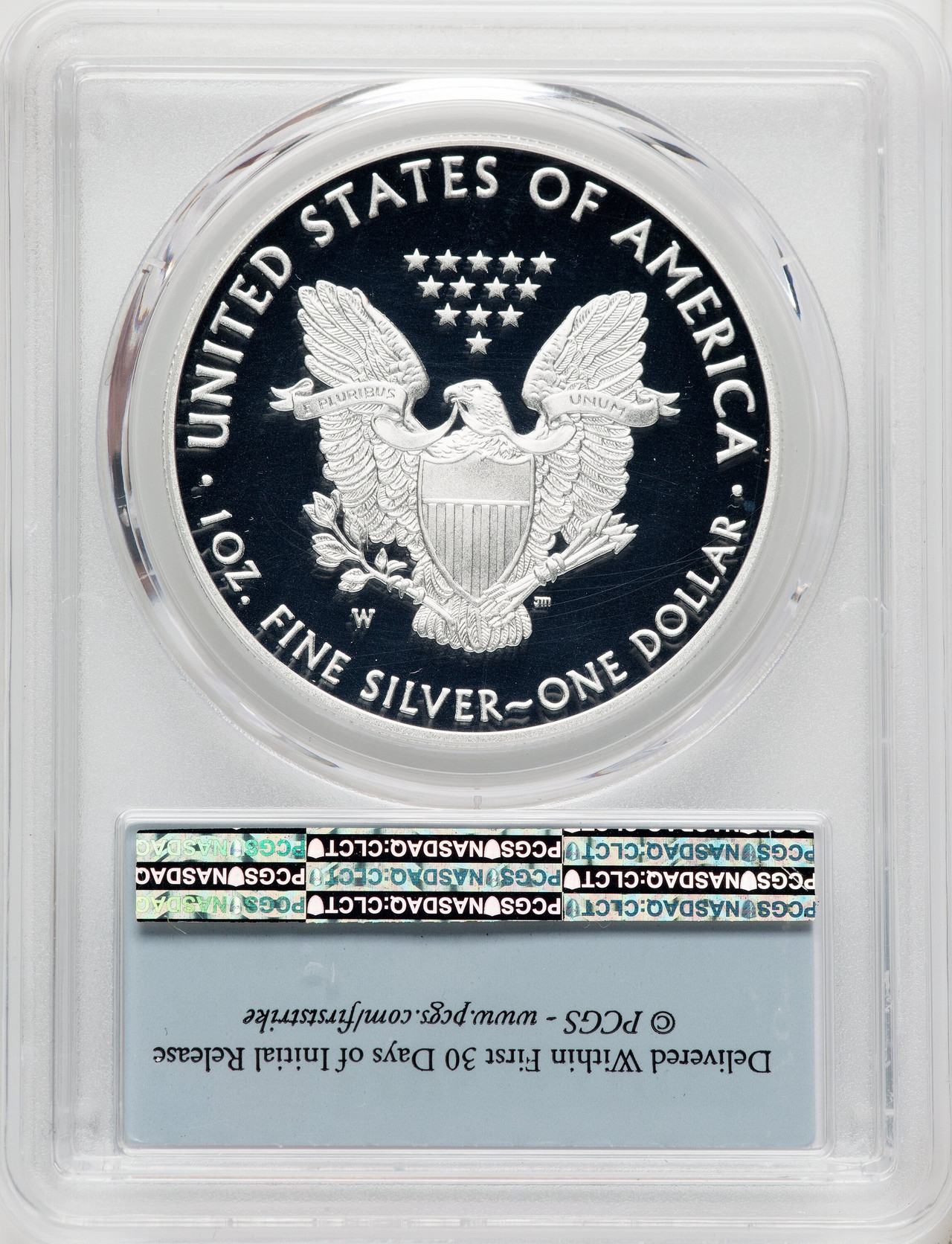 2017-W $1 American Silver Eagle First Strike PCGS PR70 - LCR Coin