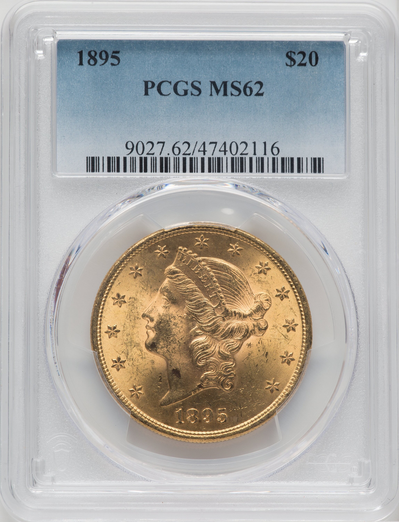 1895 $20 Liberty Double Eagle PCGS MS62 (763311066) - LCR Coin