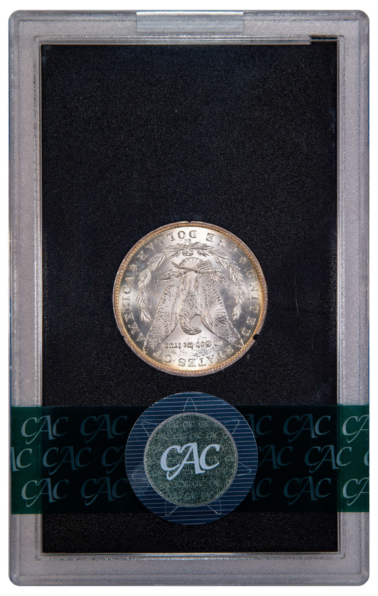 1884-CC $1 GSA Treasure Hoard Morgan Dollar CAC MS63 | LCR Coin