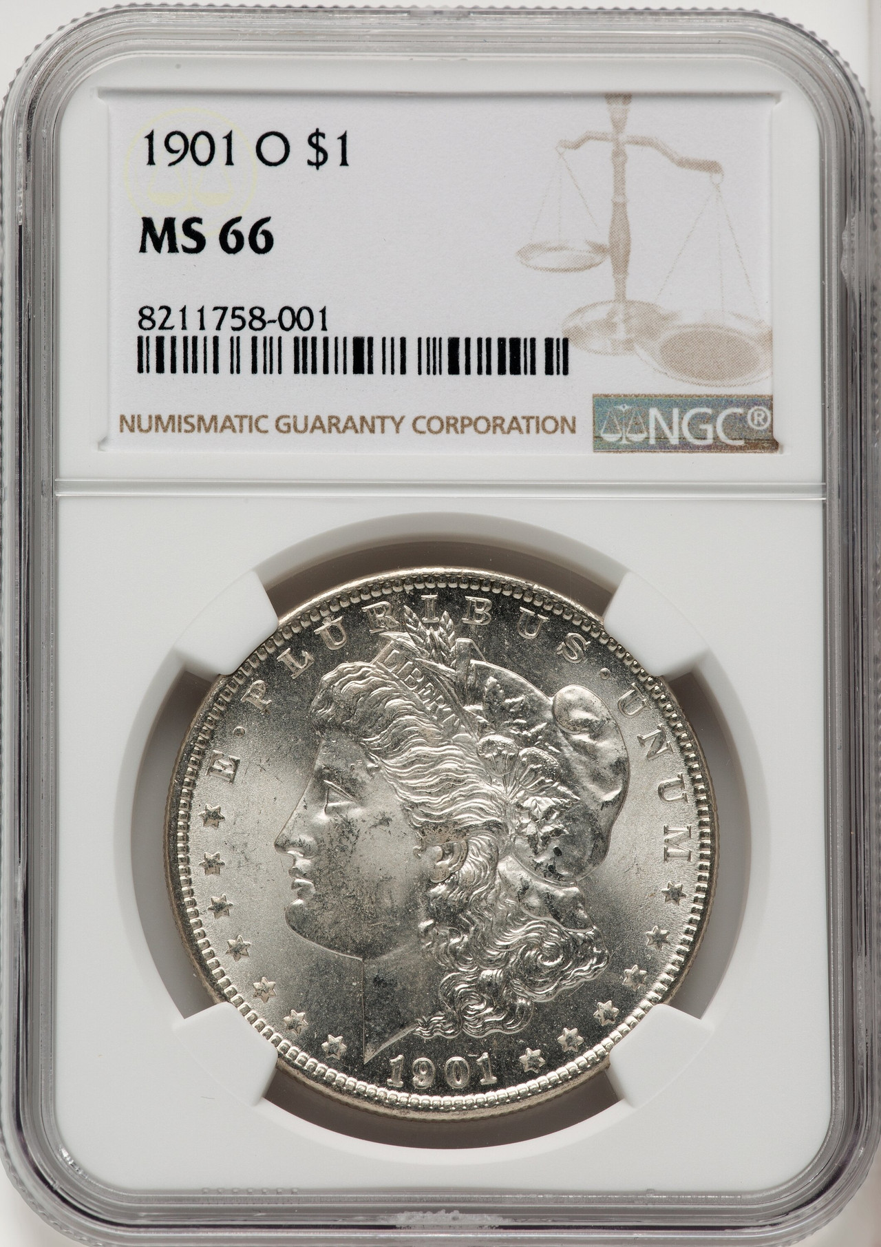 1901-O Morgan Dollar NGC MS66 - LCR Coin