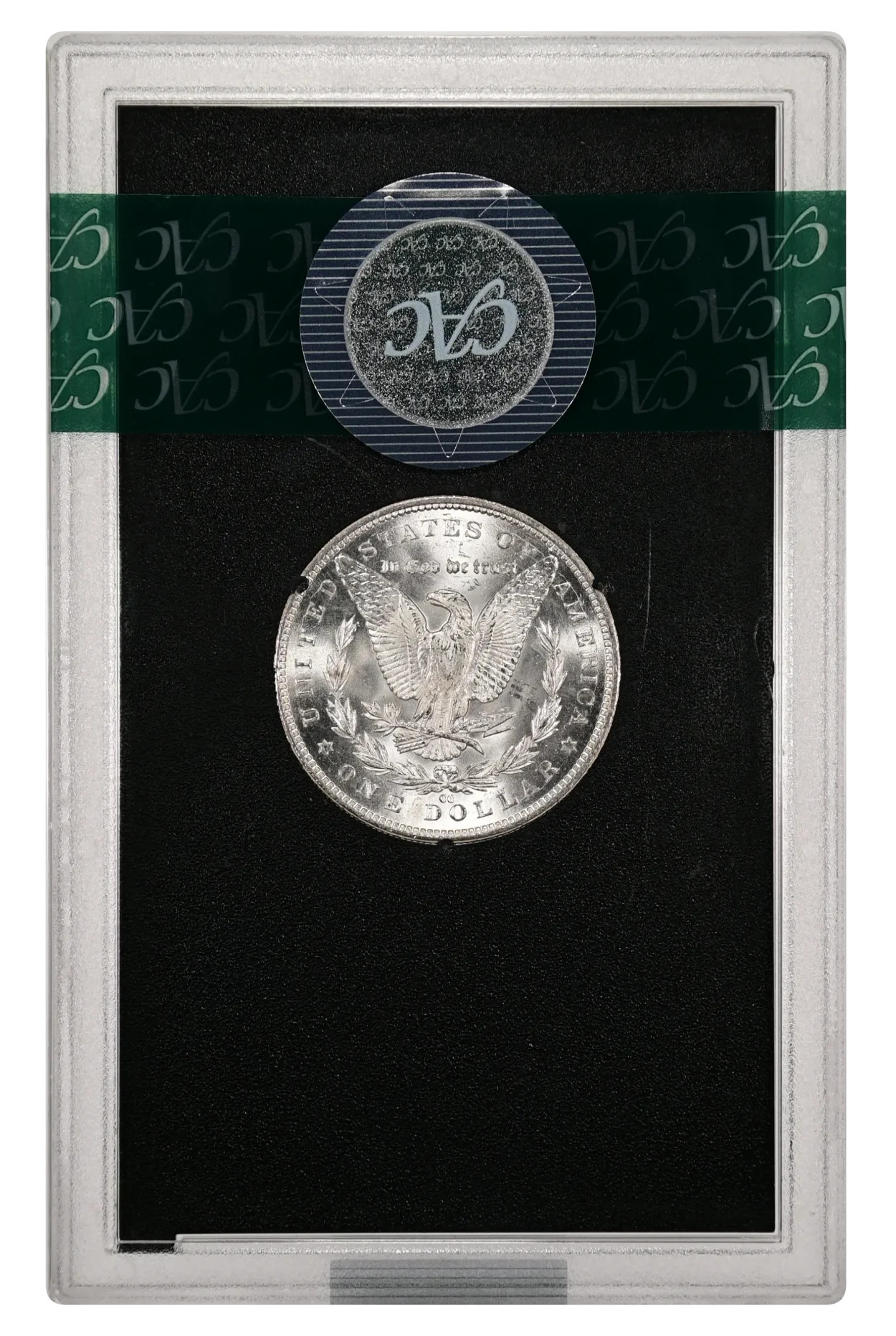 1883-CC $1 GSA Treasure Hoard Morgan Dollar CAC MS63 | LCR Coin