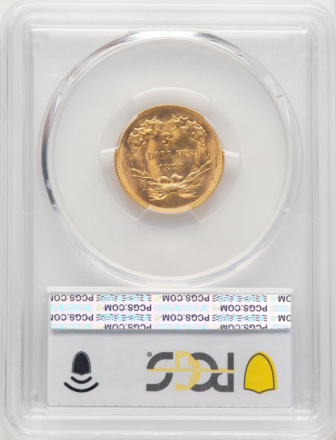 1878 $3 Three Dollar Gold Pieces PCGS MS65 (774844007) - LCR Coin