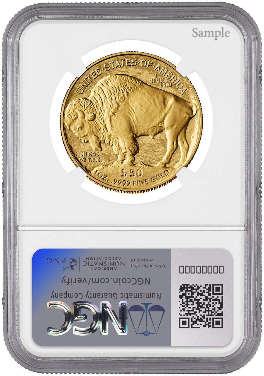 2025-W $50 Proof Gold Buffalo FDI NGC PF70 Trump | LCR Coin