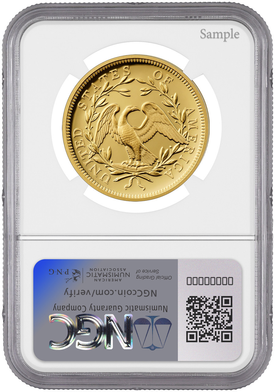 2024-W 230th Anniversary Flowing Hair Gold Dollar AR NGC PF70