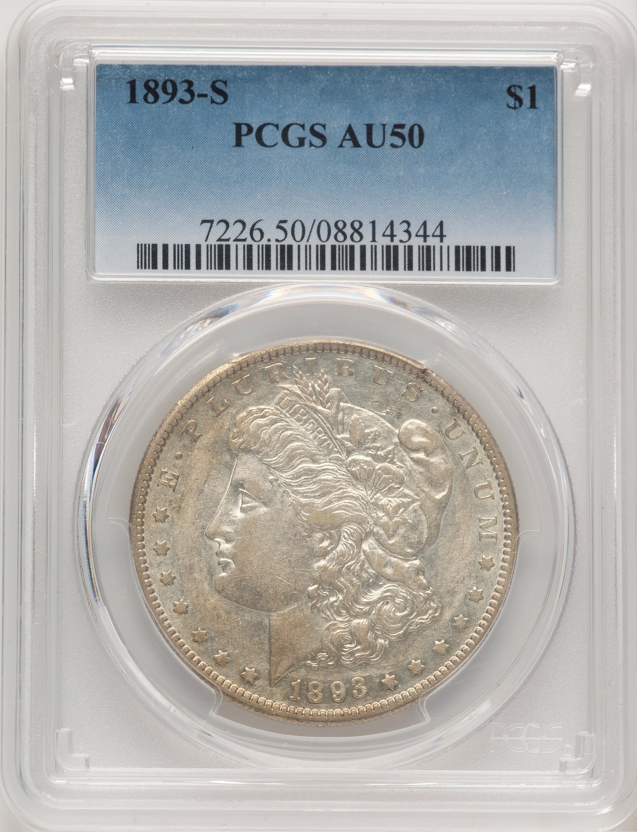 1893-S Morgan Dollar PCGS AU50 - LCR Coin