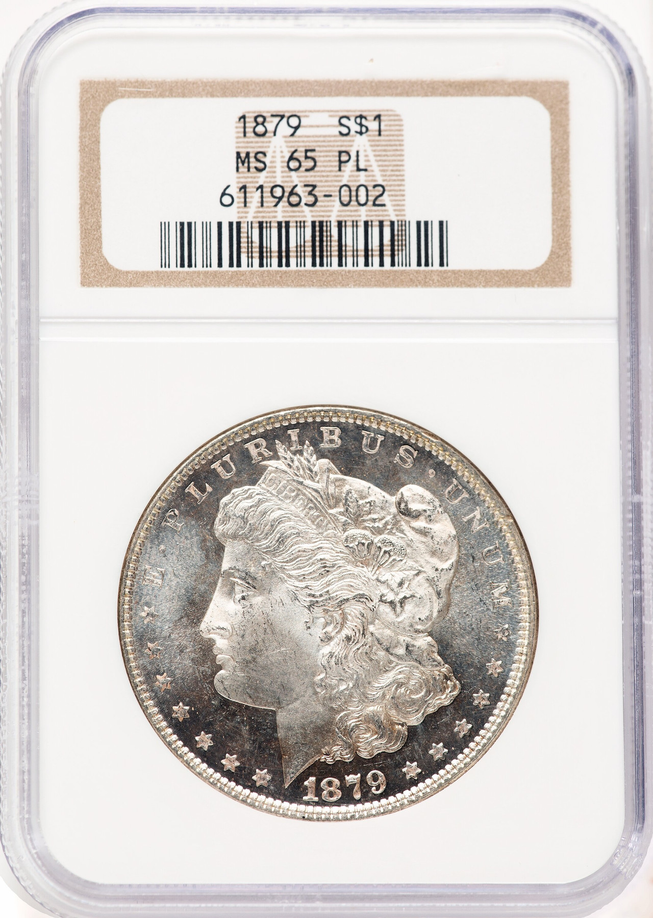 1879 PL Morgan Dollar NGC MS65 - LCR Coin