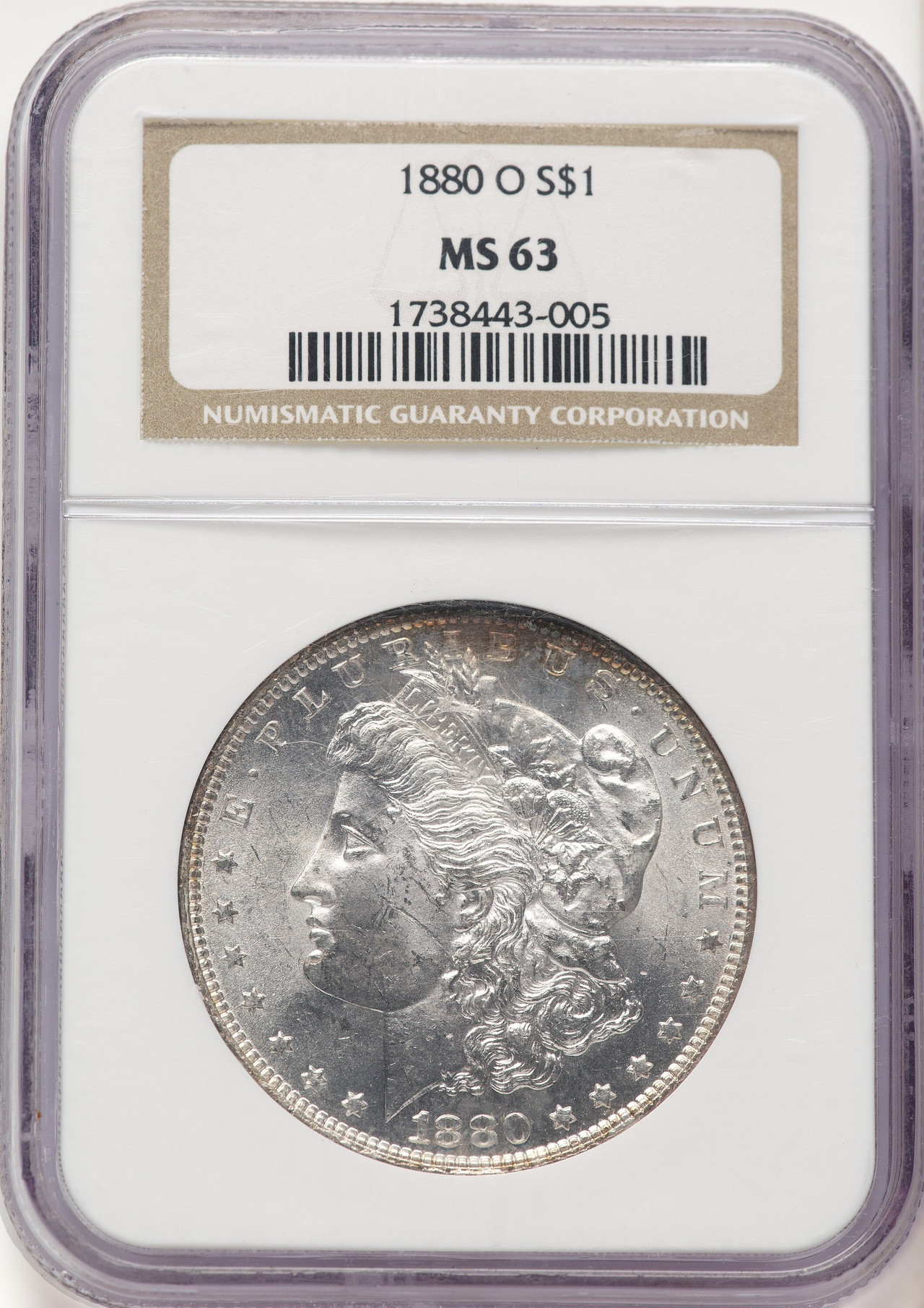 1880-O Morgan Dollar NGC MS63 (781731014) - LCR Coin