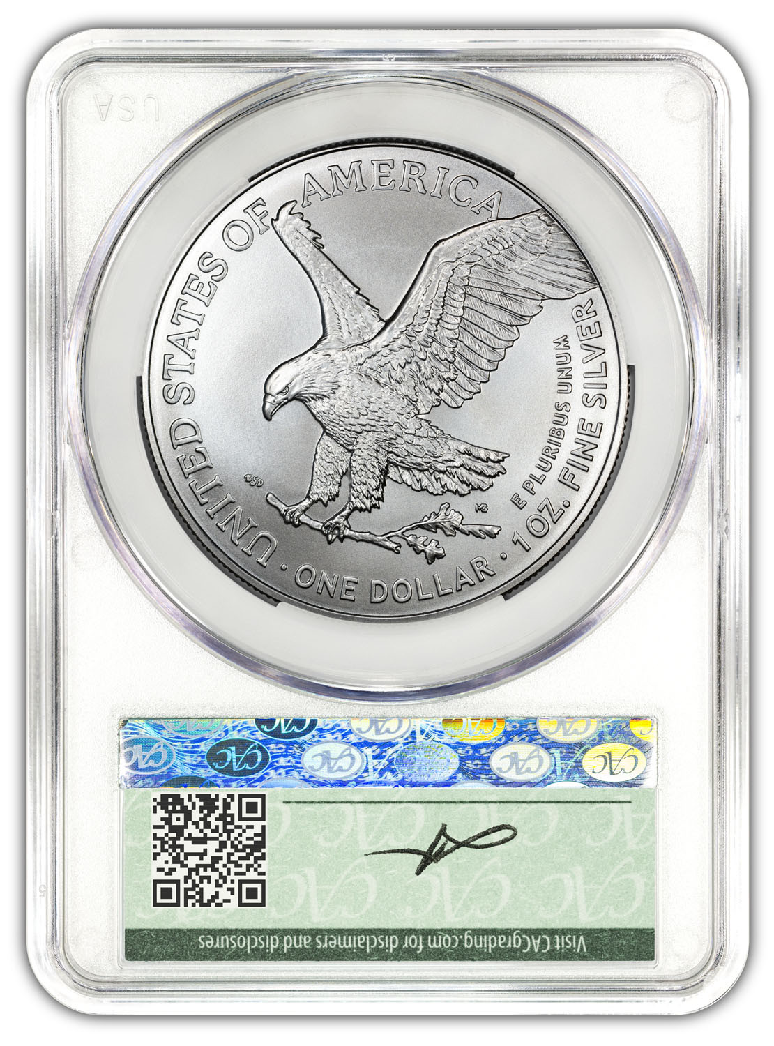 2026 American Silver Eagle First Delivery CAC MS70 Founders Label
