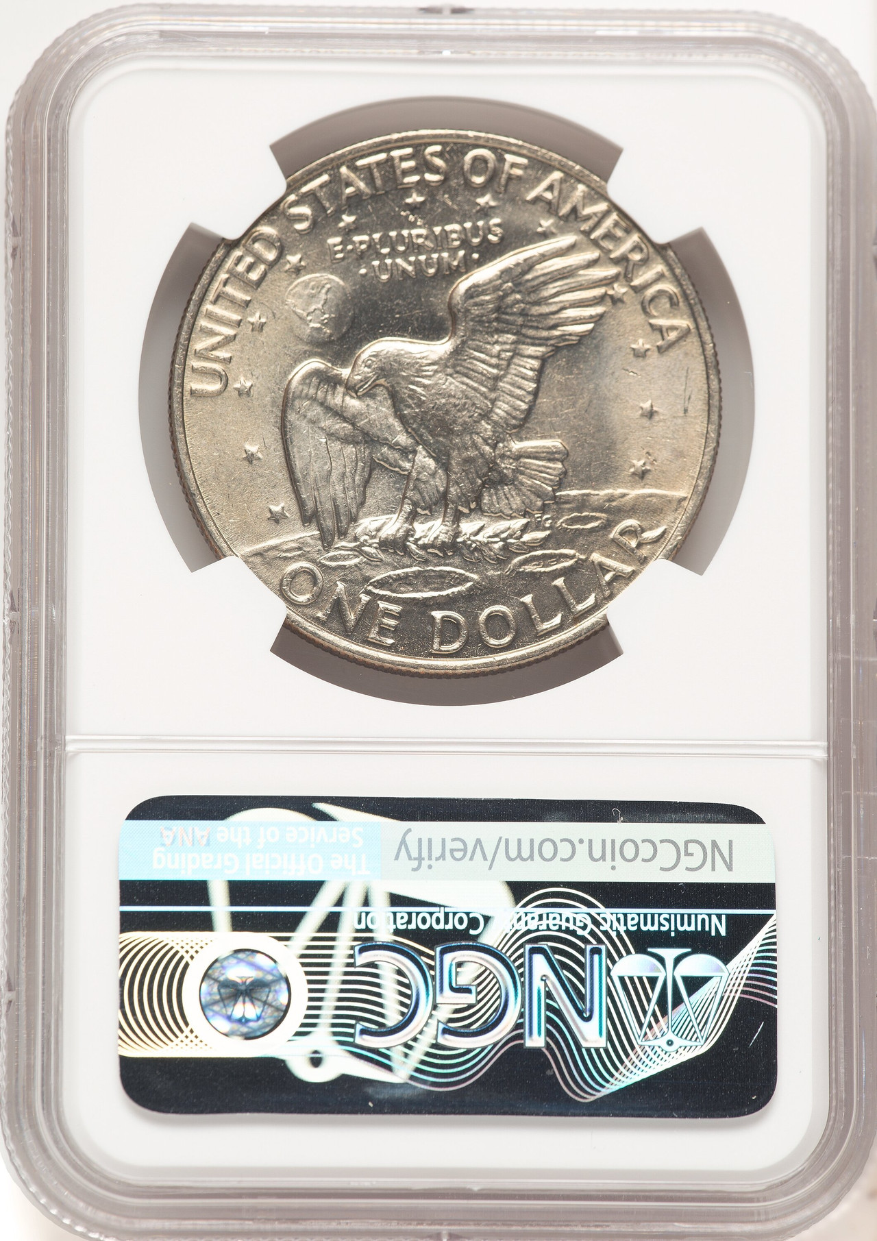 1972 $1 Eisenhower Dollar NGC MS66 - LCR Coin