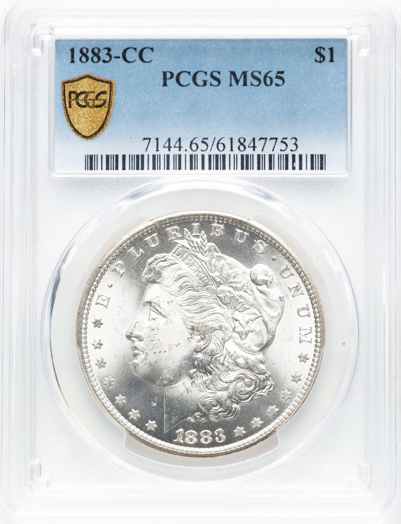 1883 MS65 モーガン 1883-CC Morgan Dollar PCGS MS65 - LCR Coin
