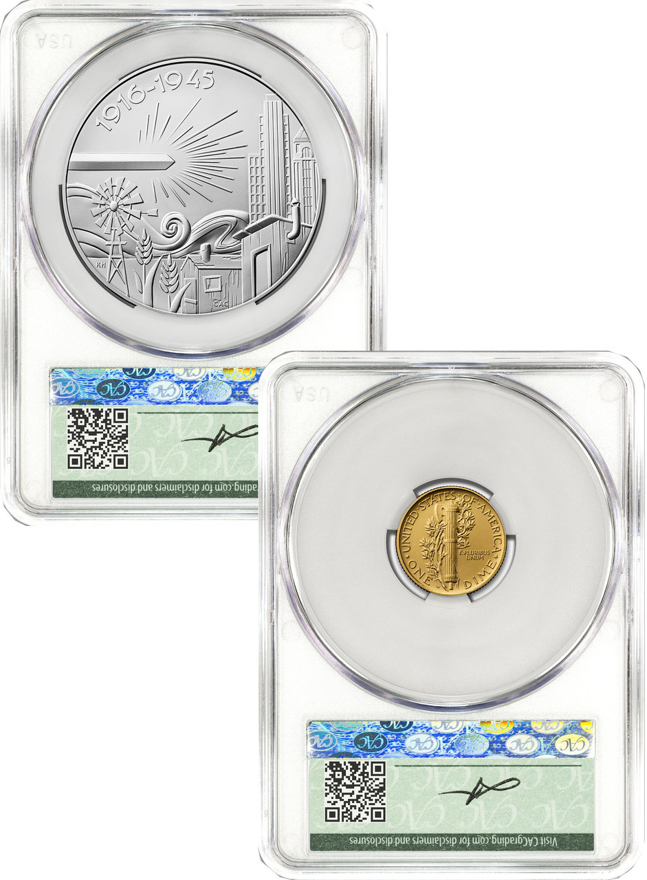 2026-W (P) Mercury Gold Silver Set FDD CAC MS70/SP70 | LCR Coin