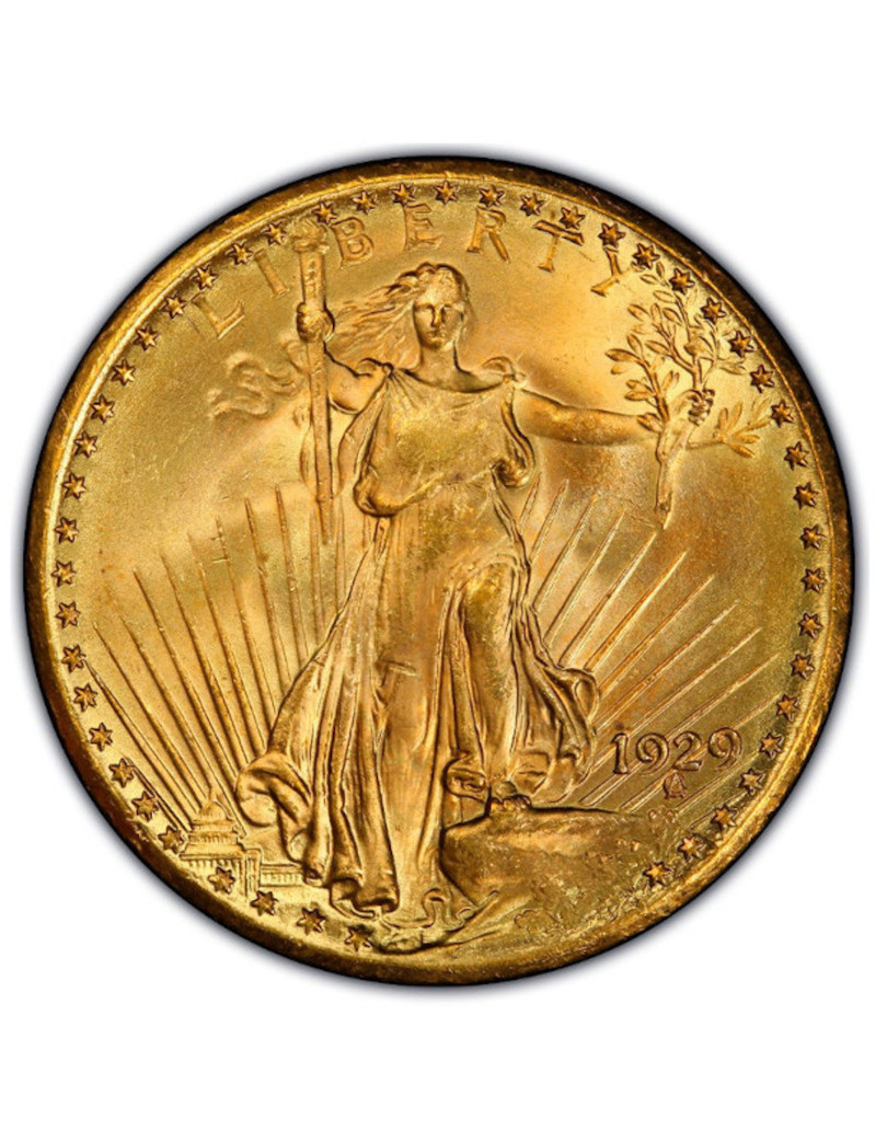 Random Date 1908-1932 Saint-Gaudens (With Motto) Double Eagle AU