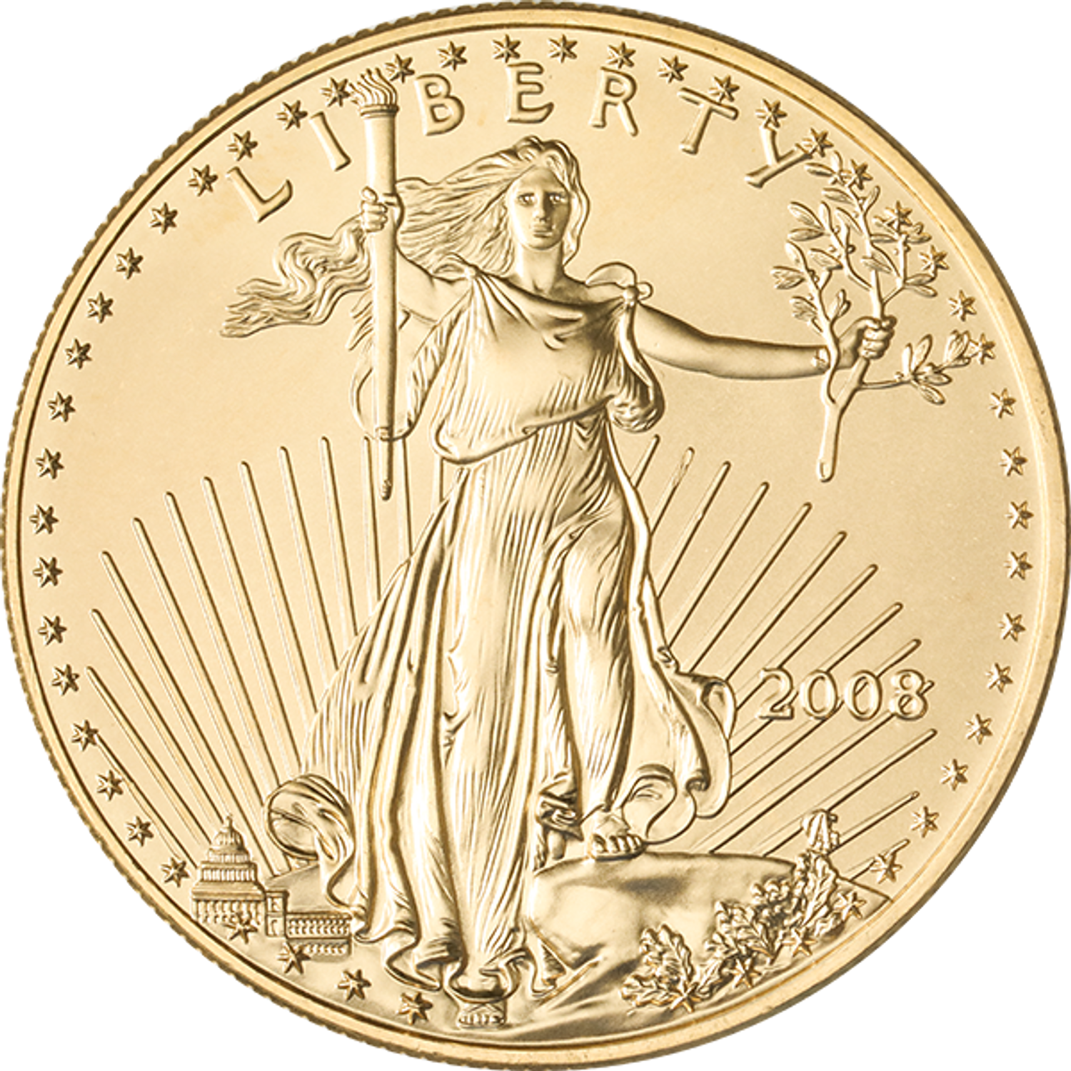 1 oz American Silver Eagle Coin BU (Random Year)