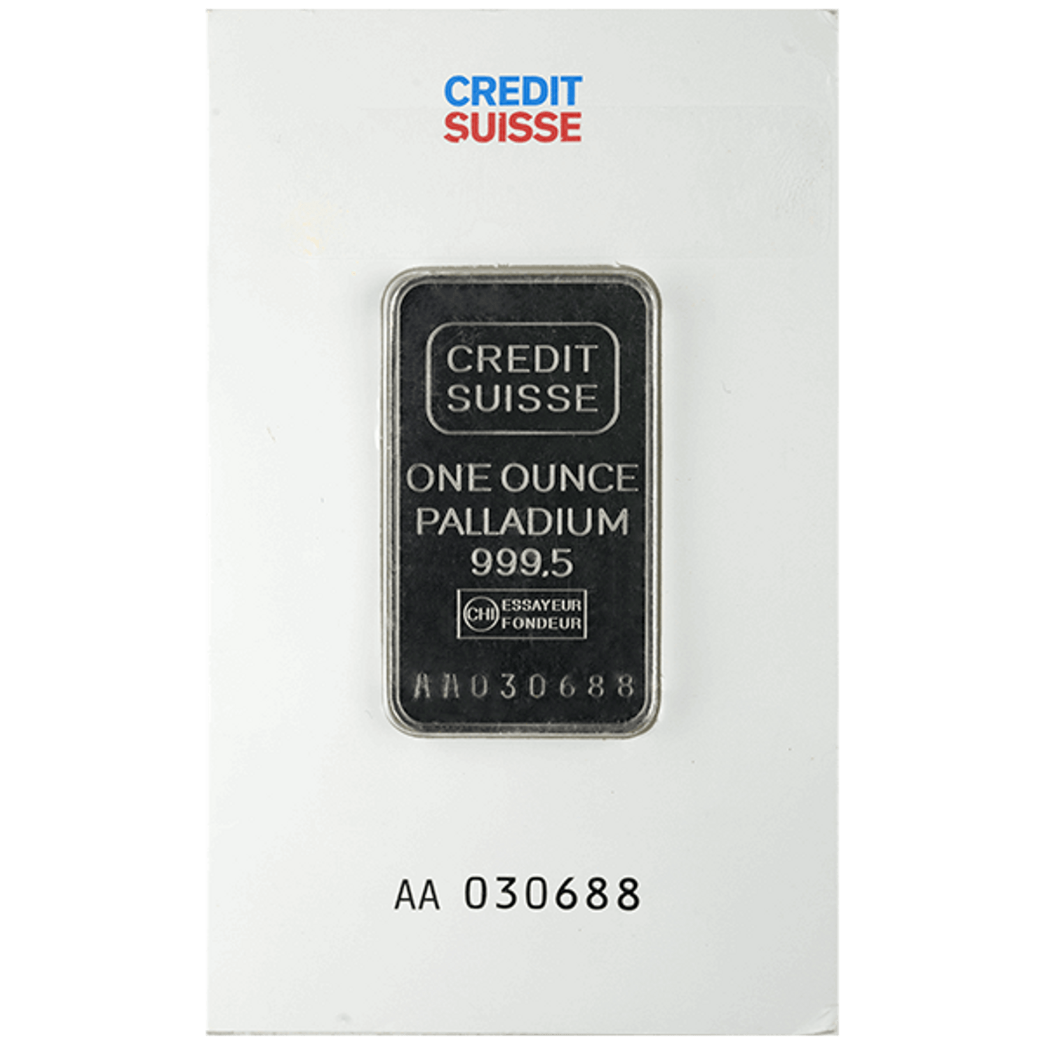1 oz Palladium Bar .9995 (Random Mint)