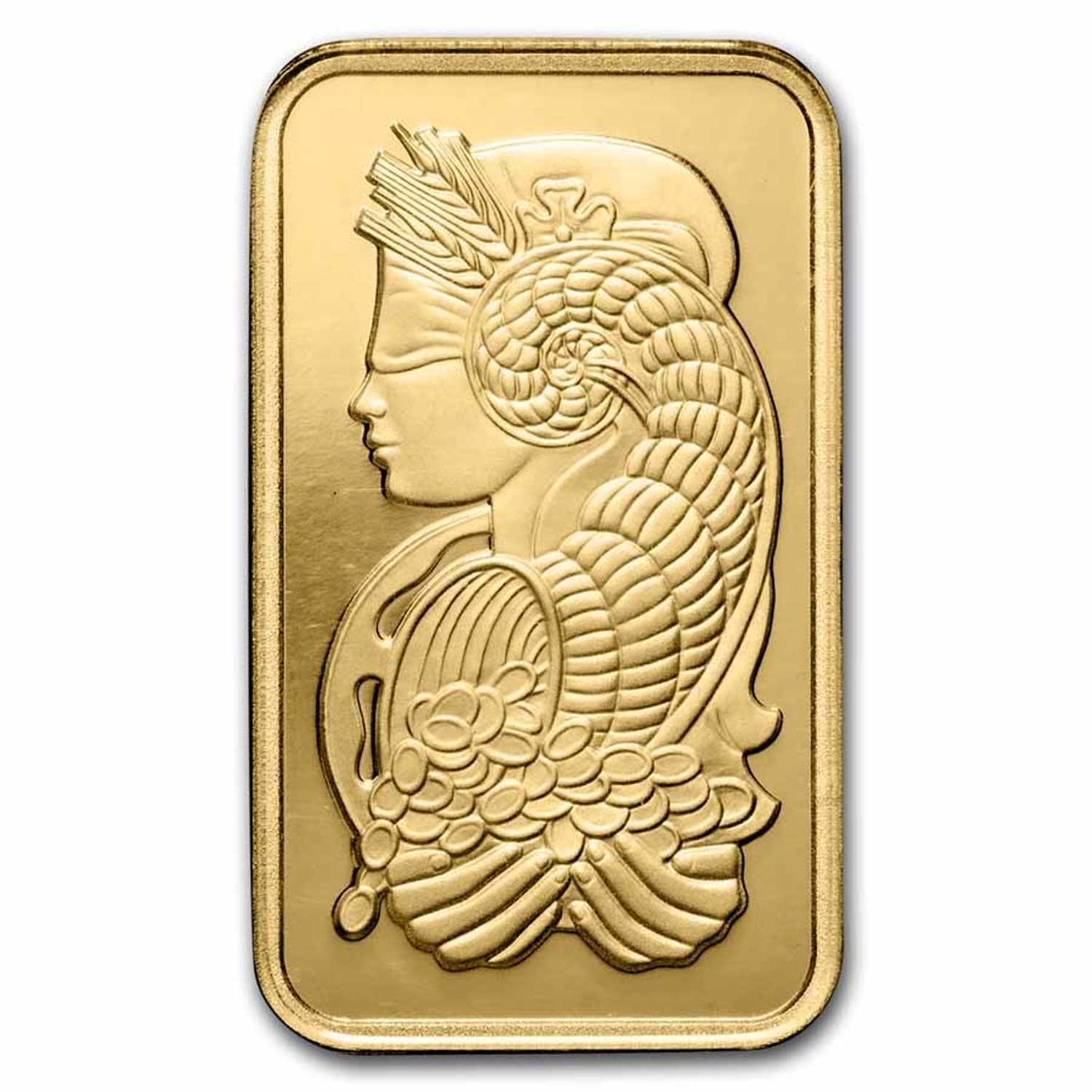 1 oz Gold Bar PAMP Suisse Lady Fortuna Veriscan® w/Assay