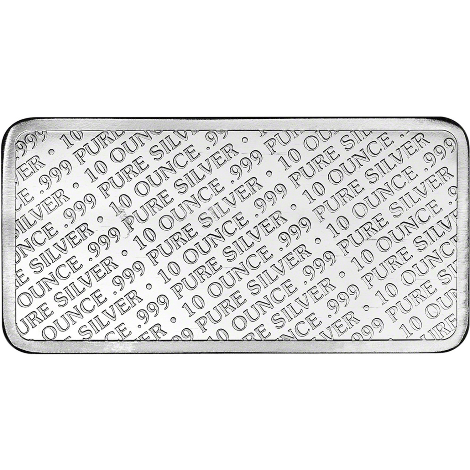 10 oz. Highland Mint Silver Bar .999 Fine Buffalo Design | LCR Coin