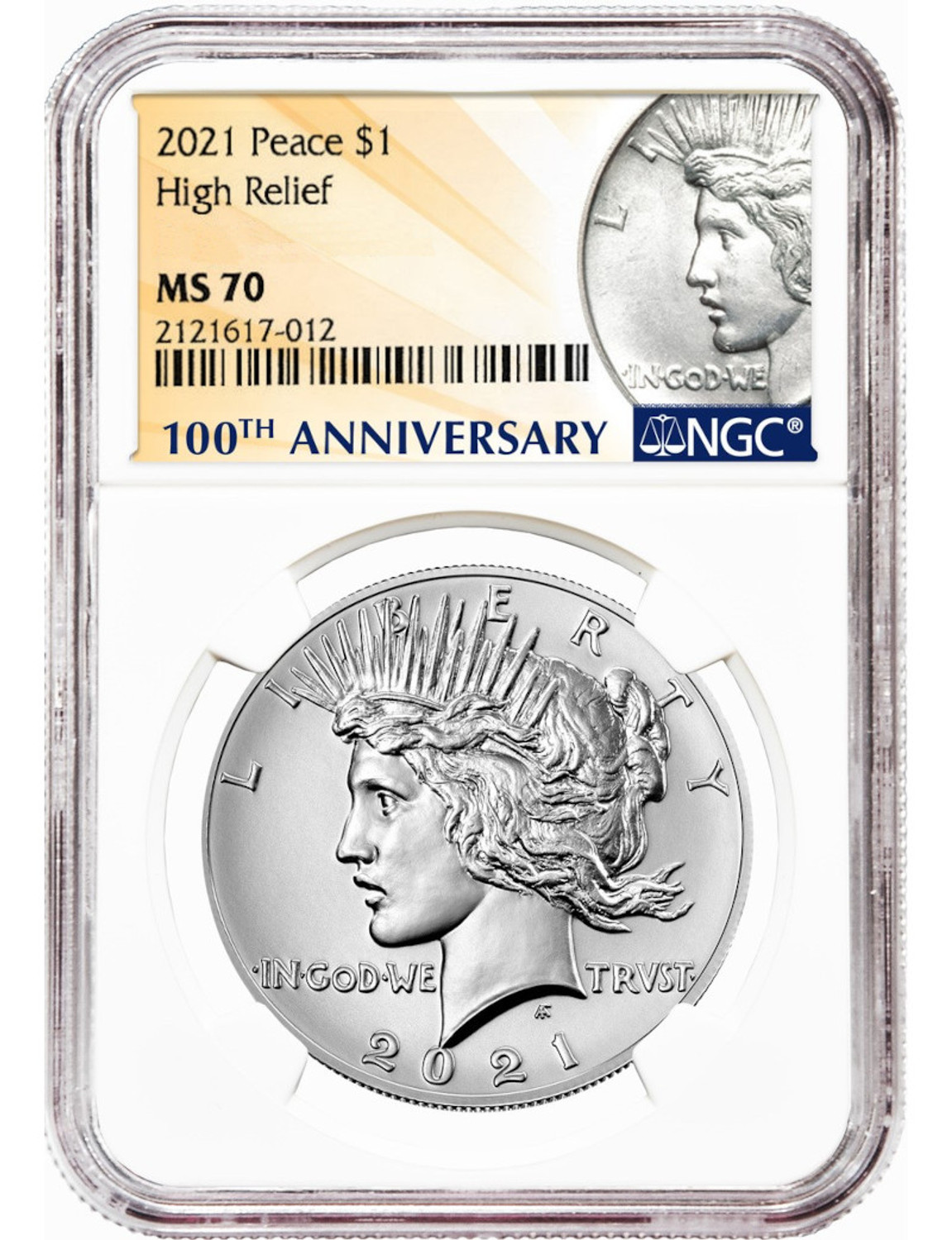 2021 Morgan Peace Dollar NGC MS70 6-pc Complete Set | LCR Coin