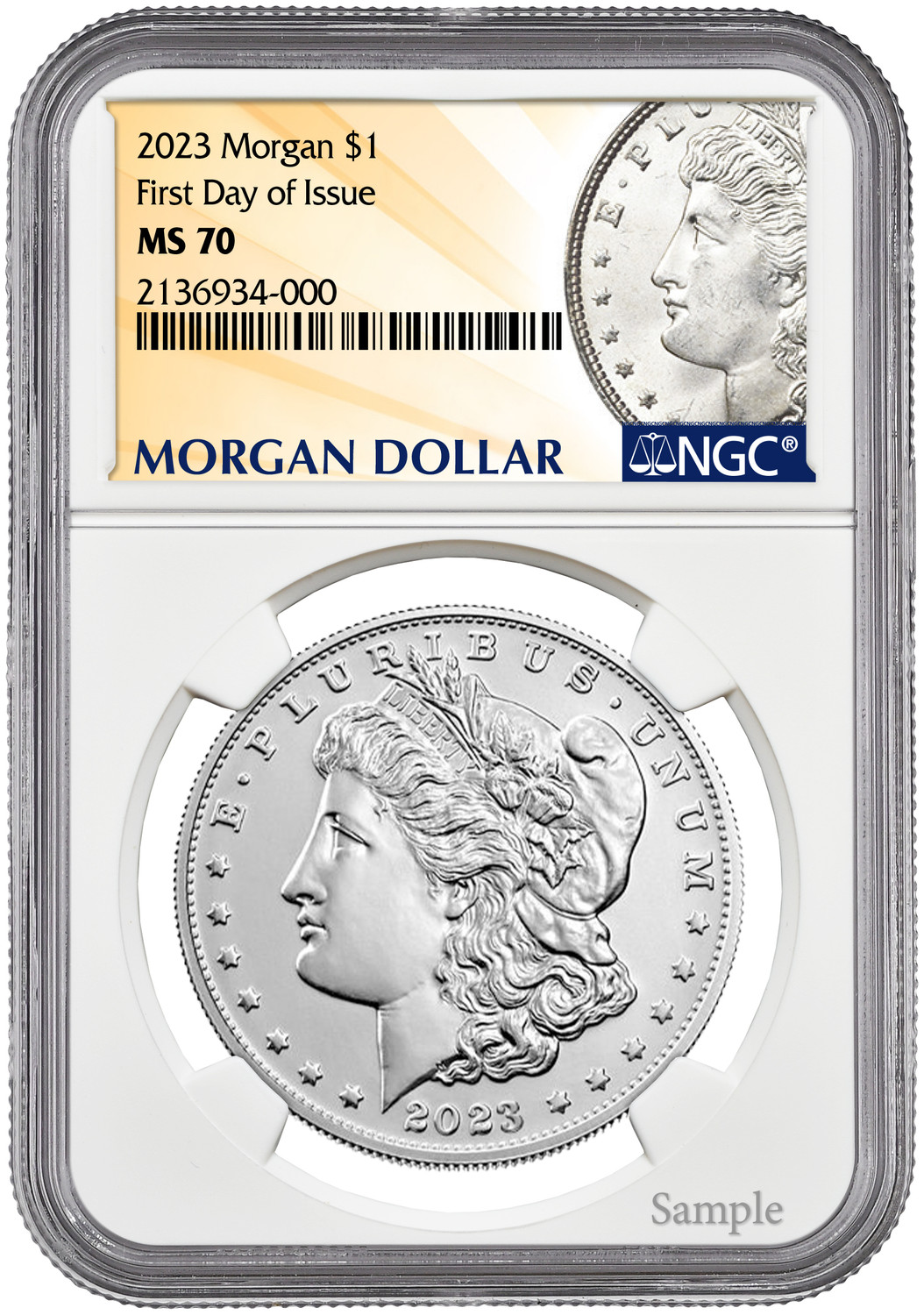 2023 Morgan Silver Dollar FDI NGC MS70 | LCR Coin
