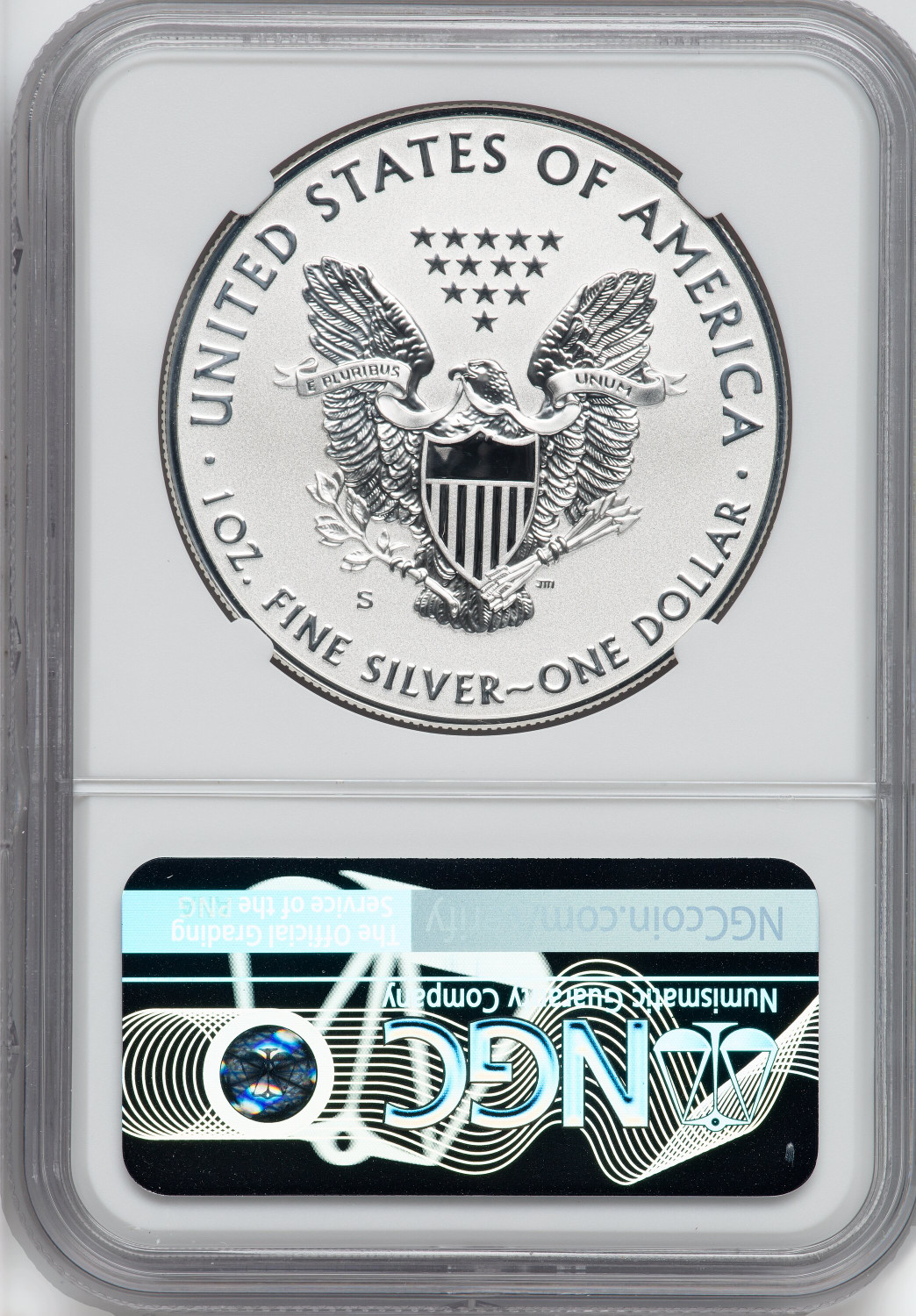 2019-S Enhanced Reverse Proof Silver Eagle NGC PF70 Harrigal